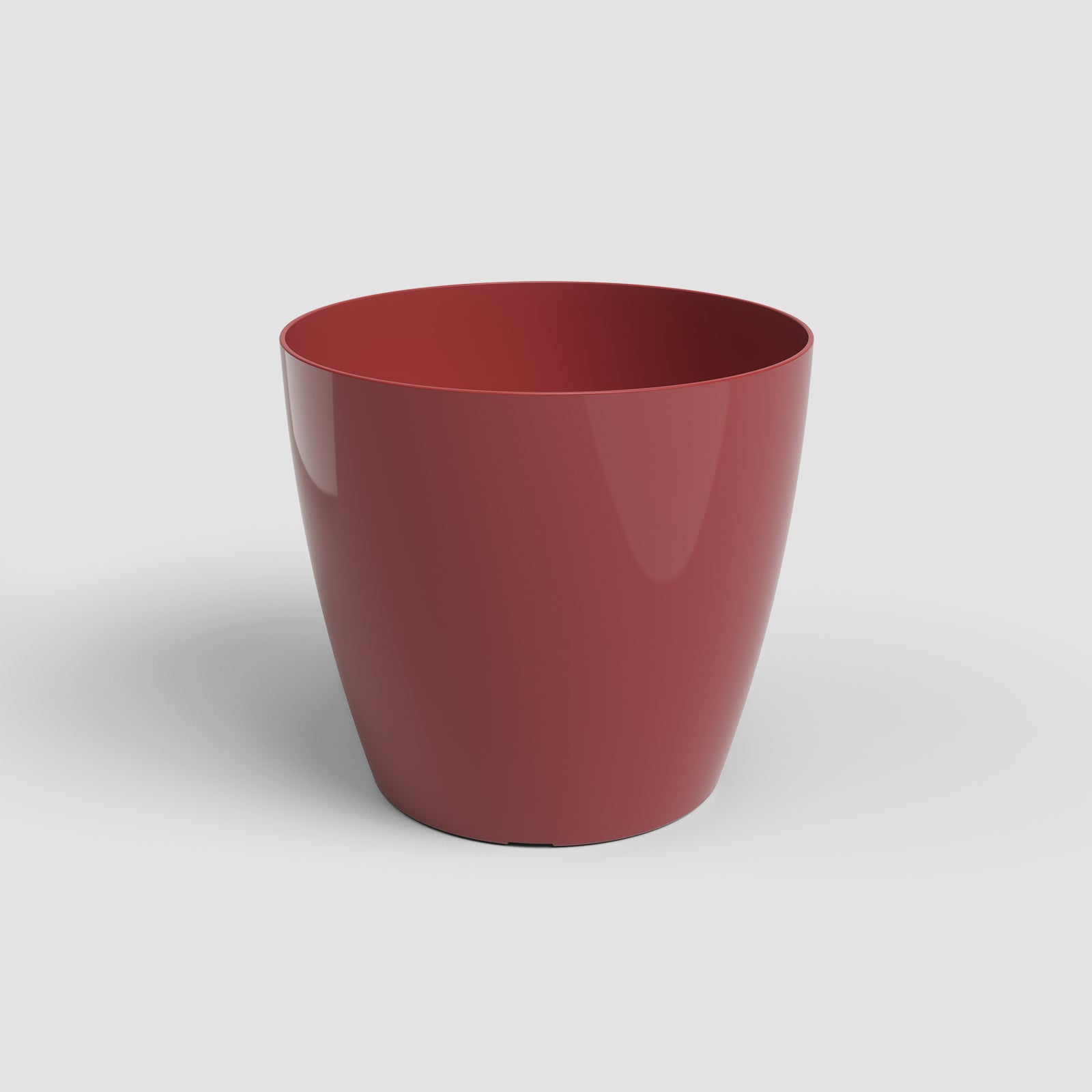 vaso san remo brilhante vermelho escuro artevasi
